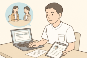 30代理学療法士の転職活動イメージ