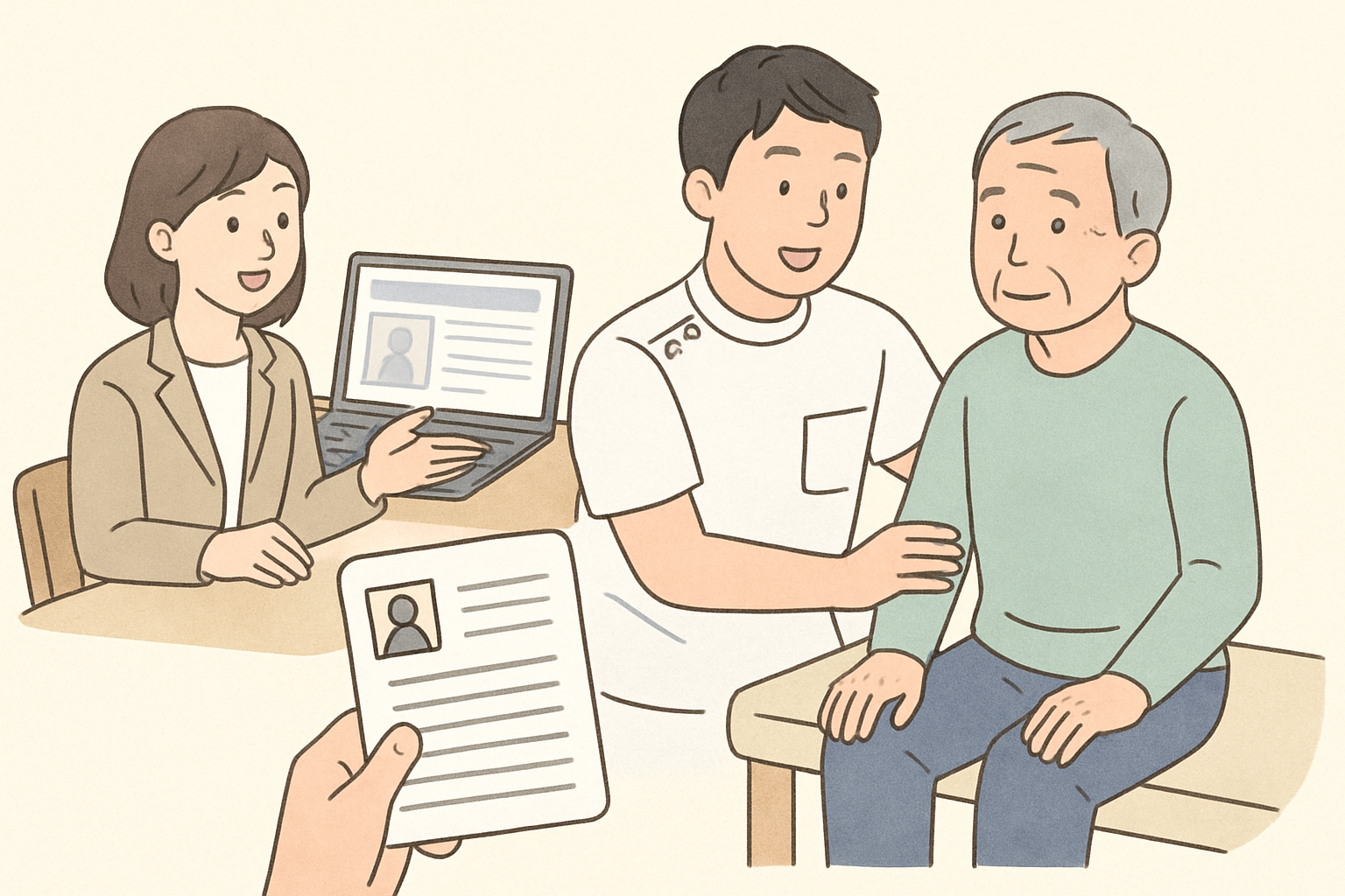 記事前半の主要テーマを視覚的に補強する様子