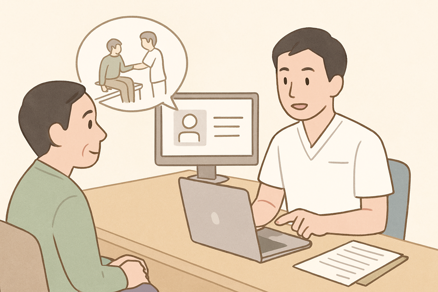 記事前半の主要テーマを視覚的に補強する様子
