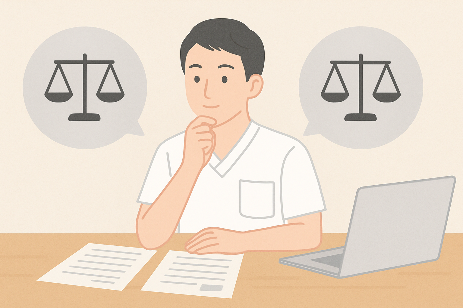 記事中盤の比較・判断材料を整理している様子