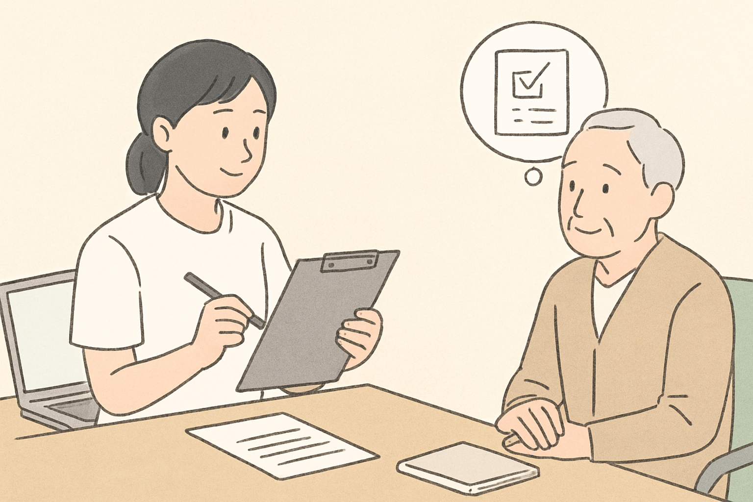 記事後半の行動準備や確認事項を整理している様子