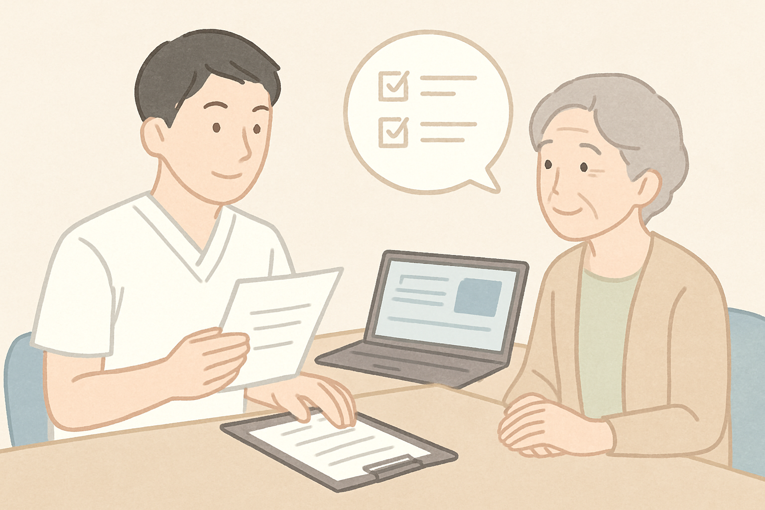 記事後半の行動準備や確認事項を整理している様子