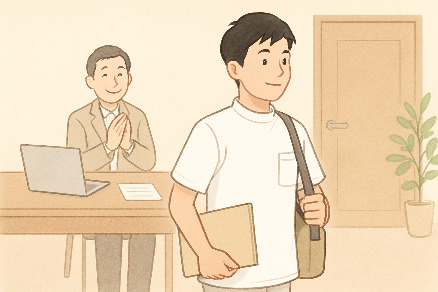 円満に転職活動を終え、新しい一歩を踏み出す理学療法士