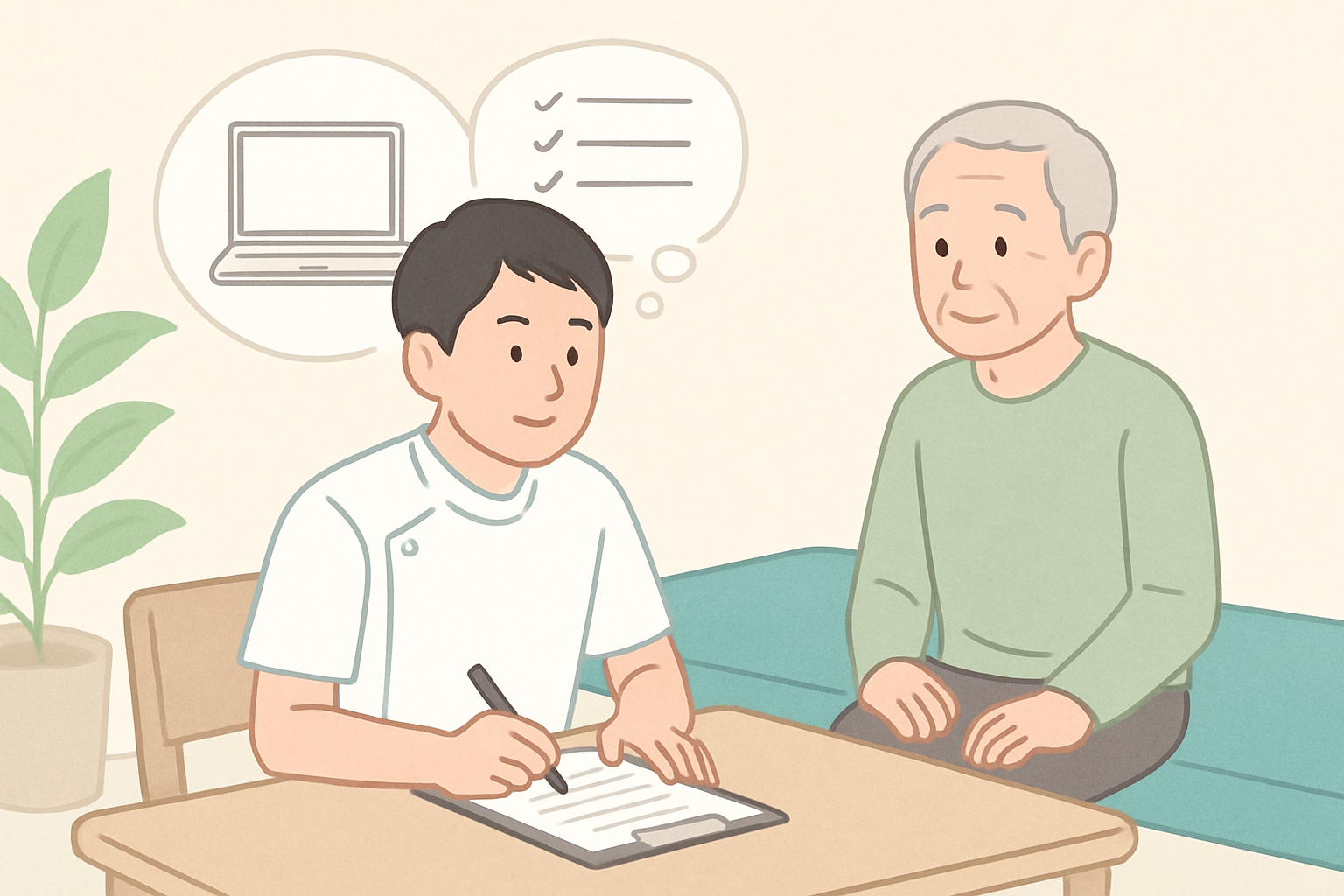 記事後半の行動準備や確認事項を整理している様子